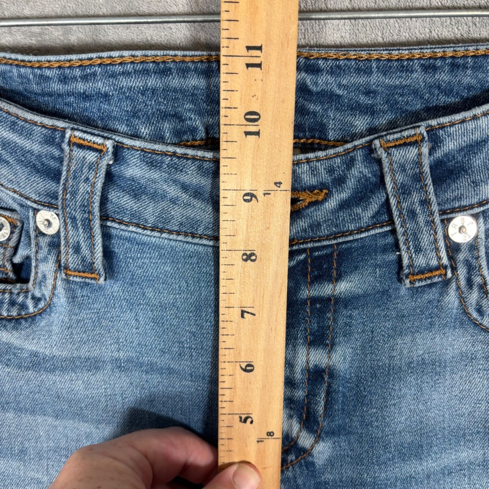 True Religion Section Bootcut Blue Jeans Mens Size 32 Medium Wash Y2K Denim - Picture 10 of 13